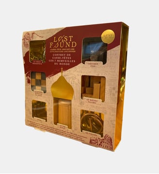 Coffret Casse-Têtes - Les 7 Merveilles du Monde - Professor Puzzle - Multicolore