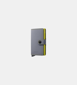 Miniwallet - Secrid - Gris et jaune