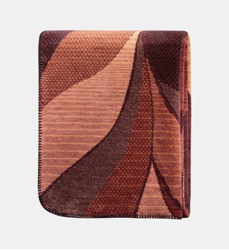 Plaid - Biederlack - Bordeaux