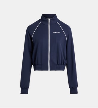 Veste survêtement Retro signature - Sporty & Rich - Bleu marine