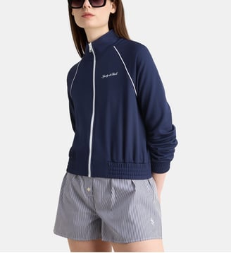 Veste survêtement Retro signature - Sporty & Rich - Bleu marine