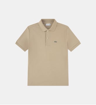 Polo en coton - Lacoste - Beige clair