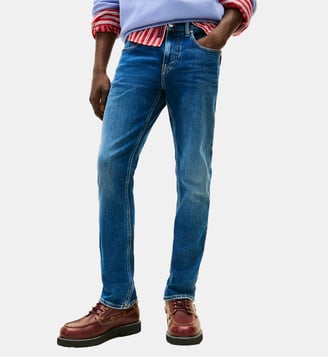 Jean Scanton slim stonewashed - Tommy Hilfiger - Bleu