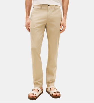 Pantalon Denton chino en coton - Tommy Hilfiger - Beige foncé