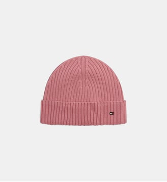 Bonnet signature laine - Tommy Hilfiger - Saumon
