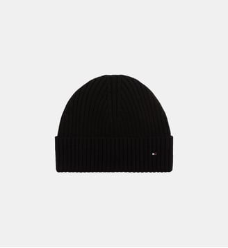 Bonnet signature laine - Tommy Hilfiger - Noir
