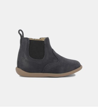 Bottillons Stand Up Jod chelsea en cuir - Pom D'Api - Bleu marine