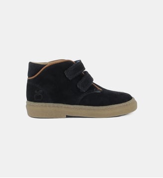 Bottines Trix Easy en cuir - Pom D'Api - Bleu