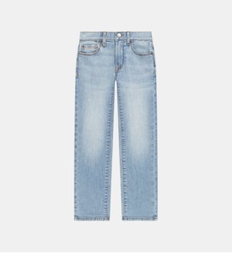 Jean coupe droite - Abercrombie Kids - Bleu clair