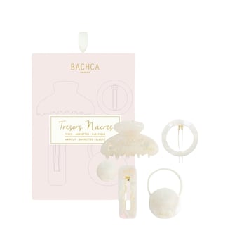 Coffret Trésors Nacrés pour cheveux - Bachca - Blanc