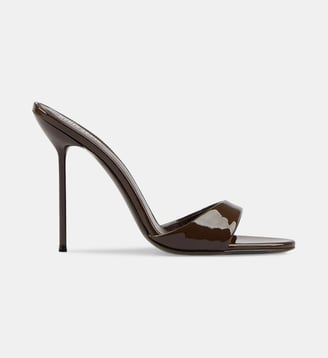 Mules à talons Nina 105 - Paris Texas - Ébène