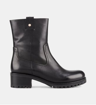 Bottines Davia en cuir - Cosmoparis - Noir