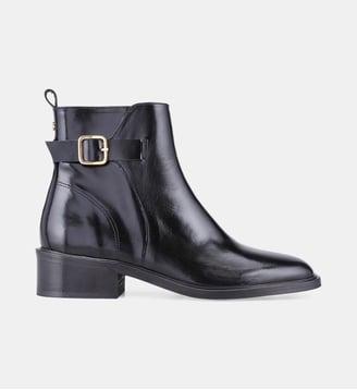 Bottines à talon large Priscille - Cosmoparis - Noir