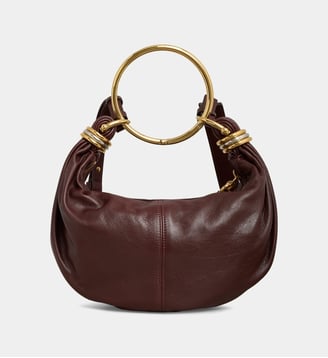 Sac à main Petit Bracelet en cuir - Chloé - Grenat