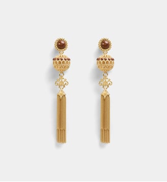Boucles d'oreilles Chloé Eternity - Chloé - Doré et marron