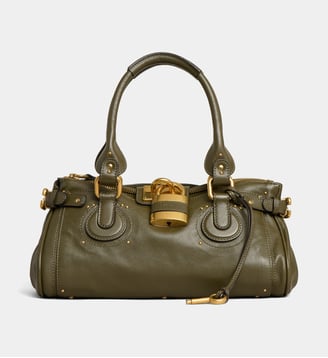 Sac à main Paddington cuir - Chloé - Ivy green