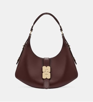 Sac Kat Small signature - Ganni - Bordeaux
