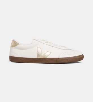 Baskets basses Volley O.T.  - Veja - Blanc et doré