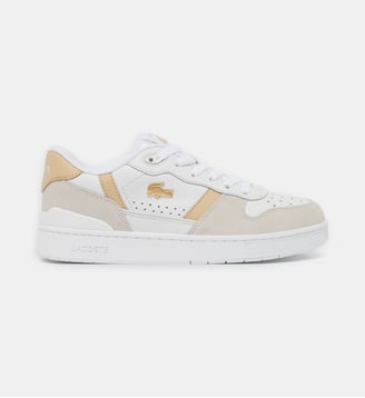Baskets basses T-Clip Set - Lacoste - Blanc et beige