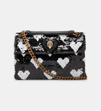 Sac à main Kensington à sequins - Kurt Geiger London - Noir et blanc