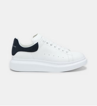 Baskets basses Oversized - McQueen - Blanc et bleu