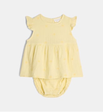 Robe bloomer Misi en gaze de coton bio - Cadet Rousselle - Jaune