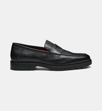 Mocassins Penny en cuir - Santoni - Noir
