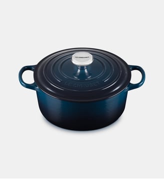 Cocotte ronde fonte émaillée nuit Ø24 cm / 4,2 l - Le Creuset - Nuit