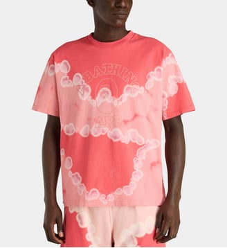 T-shirt signature Relaxed fit en coton - A BATHING APE ® - Rouge