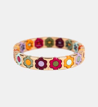 Bracelet facettes motif fleurs - Simone à Bordeaux - Multicolore