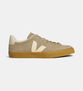Baskets basses Campo suède - Veja - Taupe beige