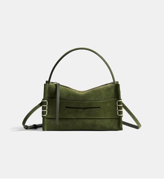 Sac à main Loafer S en cuir - JW Anderson - Kaki