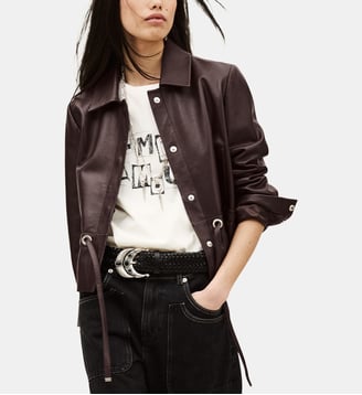 Veste droite Manita - Ba&sh - Prune