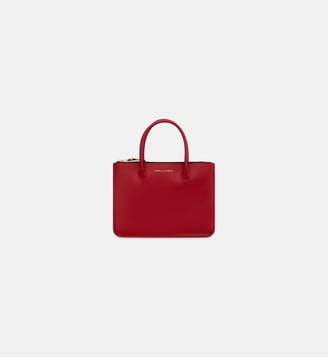 Porte-monnaie en cuir - Comme des Garçons WALLETS - Rouge