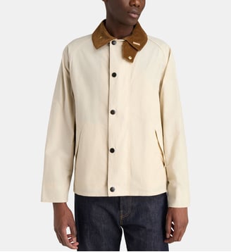 Veste Icons en coton mélangé - Barbour - Oatmeal
