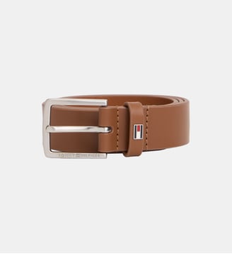 Ceinture en cuir signature - Tommy Hilfiger - Cognac