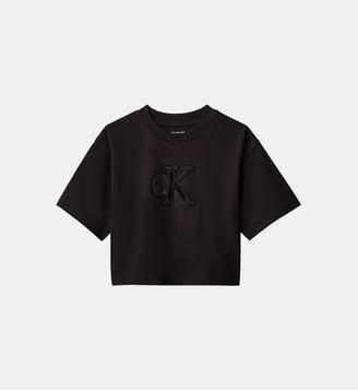 T-shirt ample en coton - Calvin Klein - Noir