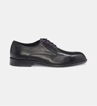 Derbies signature cuir - BOSS - Black