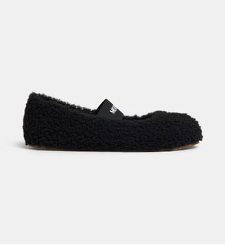 Ballerines en shearling - Moon Boot - Noir