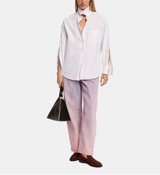 Chemise First droite en coton - Roseanna - Blanc