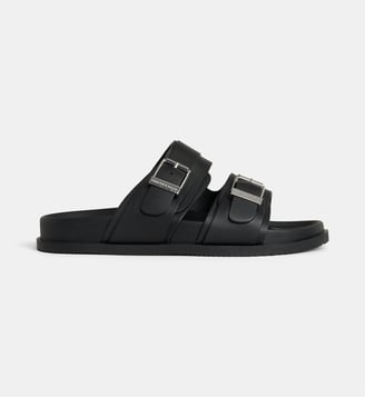 Mules Kaden en cuir - Karl Lagerfeld - Noir