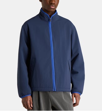 Coupe-vent réversible côté lisse ou polaire - The North Face - Bleu marine