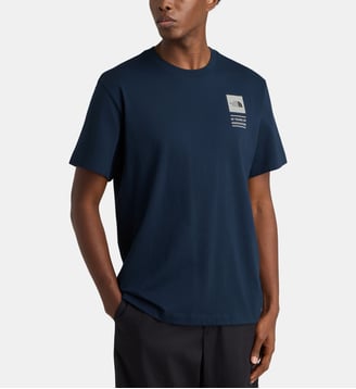 T-shirt coupe relaxed TNF Cel RX coton - The North Face - Bleu marine