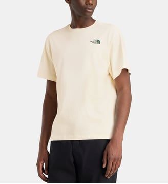 T-shirt Retro Earth signature à motif fantaisie en coton - The North Face - Écru