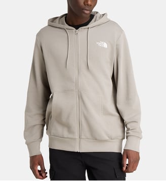 Sweat zippé à capuche signature - The North Face - Gris