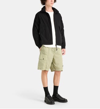 Veste à capuche Chrome-R signature en nylon - C.P. Company - Noir