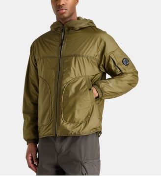 Blouson Nada Shield capuche - C.P. Company - Herbe séchée