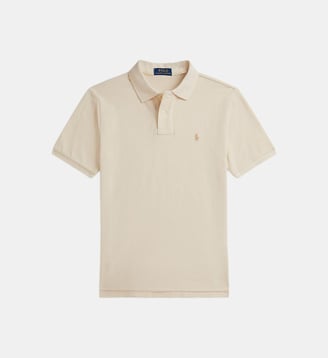 Polo droit signature en coton - Polo Ralph Lauren - Beige cream
