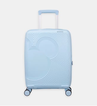 Valise rigide cabine spinner Mickey Magic 4R 55 cm - American Tourister - Bleu clair