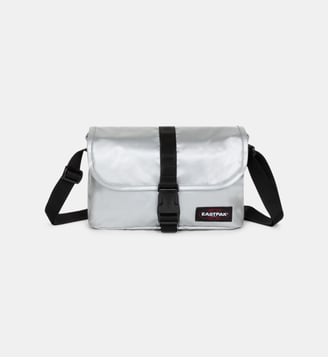 Sacoche signature fermeture boucle - Eastpak - Argent